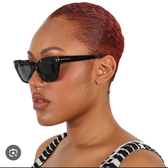 Tom Ford Black Cat-Eye Sunglasses main image 9